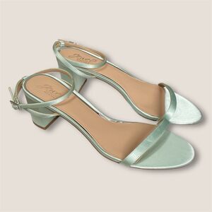 NWOT Badgley Mischka Danni li Evening Sandals Womens Heels Size 11 Teal